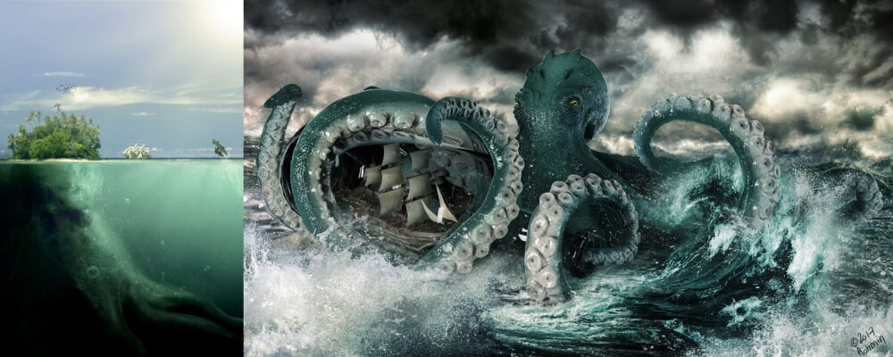 The norse mythology creature nammed Kraken