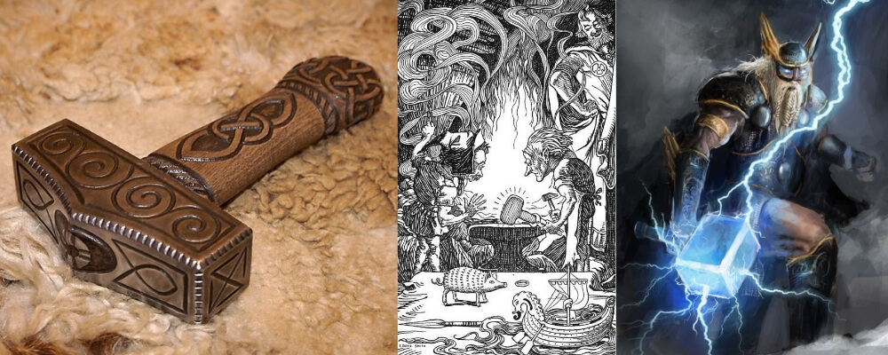 Mjolnir is the most famous legendary weapon of the norse mythology