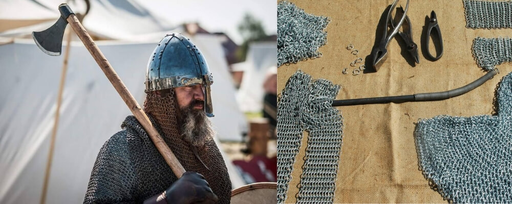 some vikings weared a chainmail armor