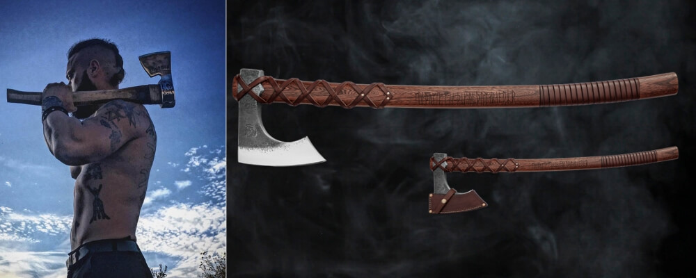 the bearded axe classic weapon of the vikings