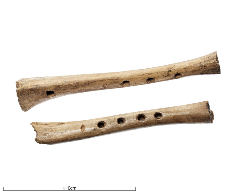 Viking Age flutes held in the Swedish History Museum