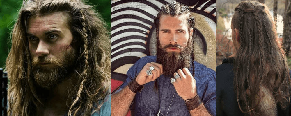 Featured image of post Viking Hair Braids Male - Viking hairstyles are often characterized by long, thick hair on the top and back of the head and shaved sides.