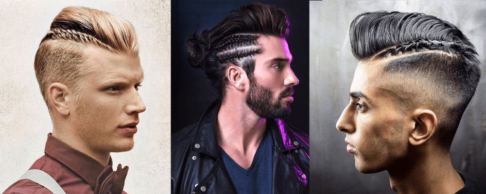 Mohawk Hairstyle with Braided Sides