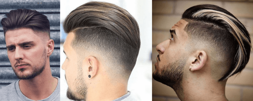 Undercut Slicked-Back Hairstyle