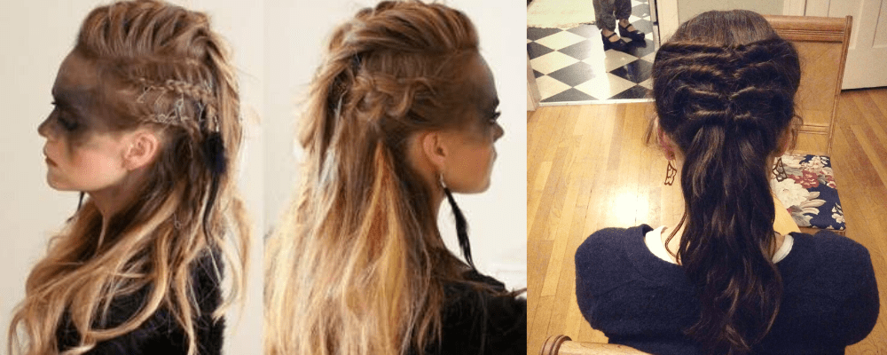 tresse de bas en haut