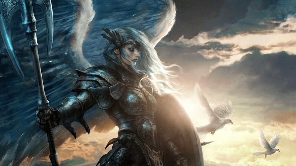 Viking women, warriors, and valkyries