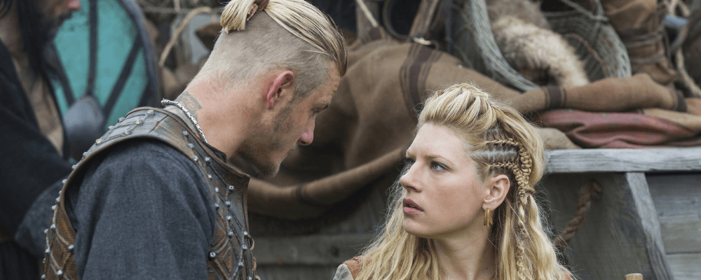 Bjorn Ironside and his mother, Lagertha., From Vikings., Myrdred .