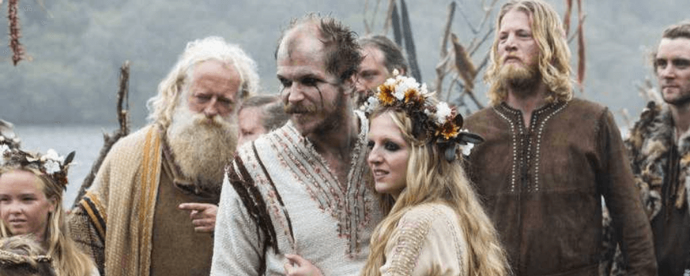 10. Blonde Plaited Viking Hair for Weddings - wide 4