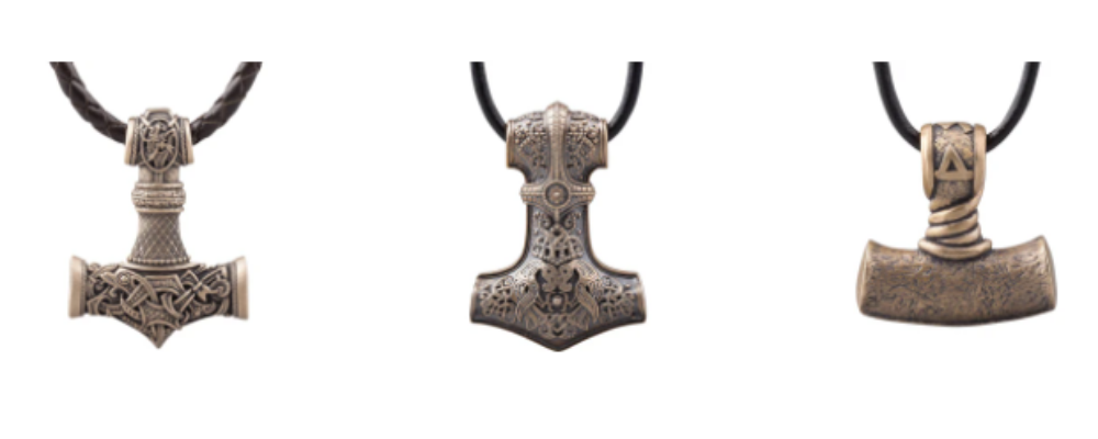 viking jewelry Mjolnir pendants