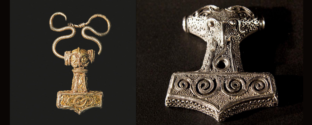 Viking jewelry thor's hammer