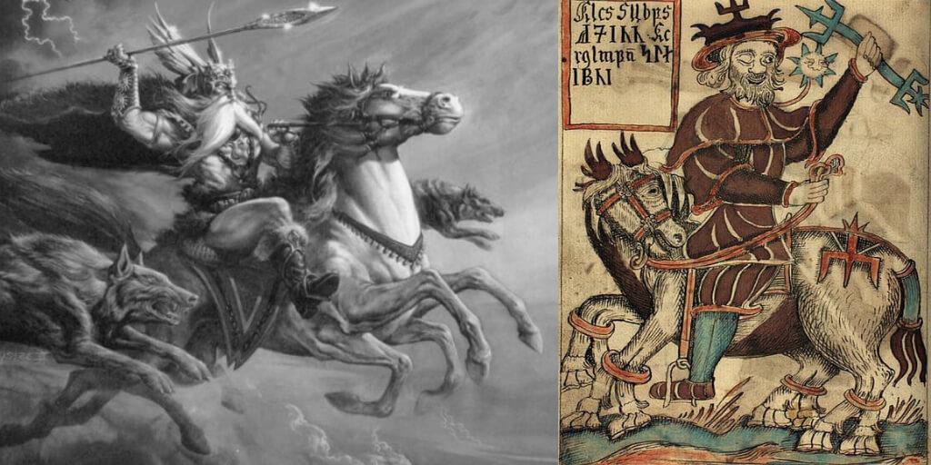 Sleipnir Plüschtier 8 beiniges Pferd Odin Gott von Walhalla 