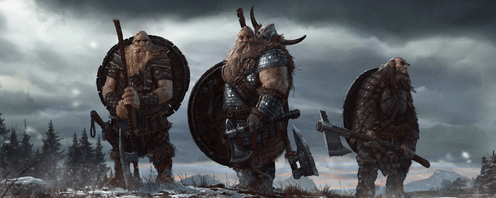 guerriers vikings dessinaient