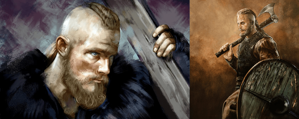 Bjorn and Ragnar illustration