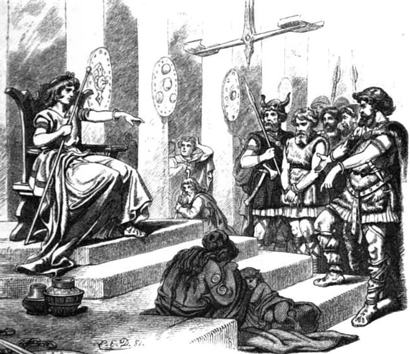 Forseti dans Glitnir, de Carl Emil Doepler (1882)