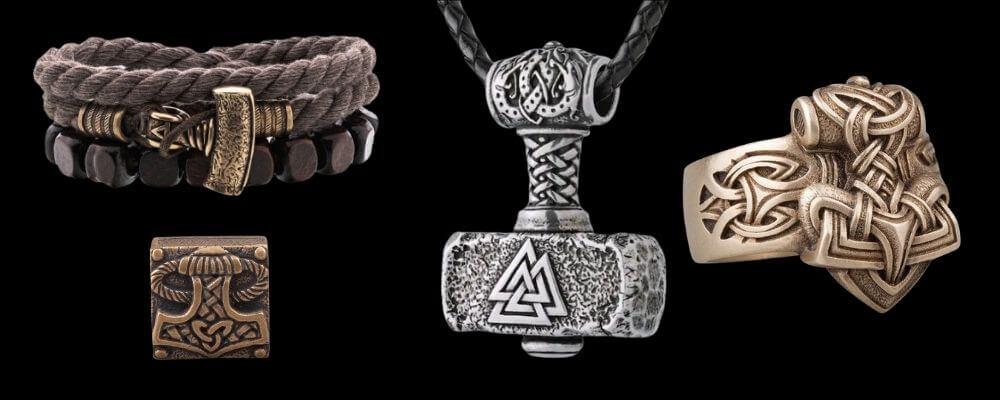 Repr"sentation de bijoux du marteau de Thor de la boutique V.K.N.G