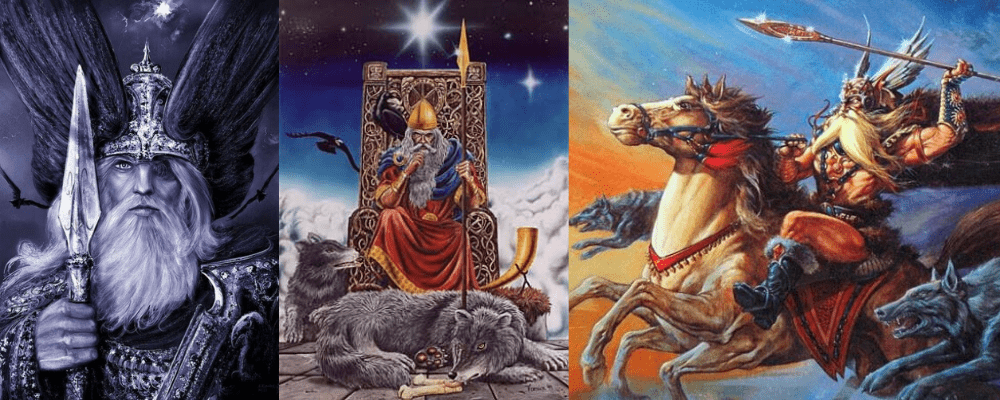 Odin et sa lance