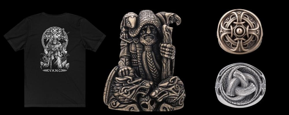 Représentation d' Odin de la boutique V.K.N.G