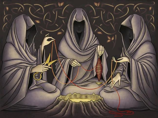 Norns at the Well of Destiny
