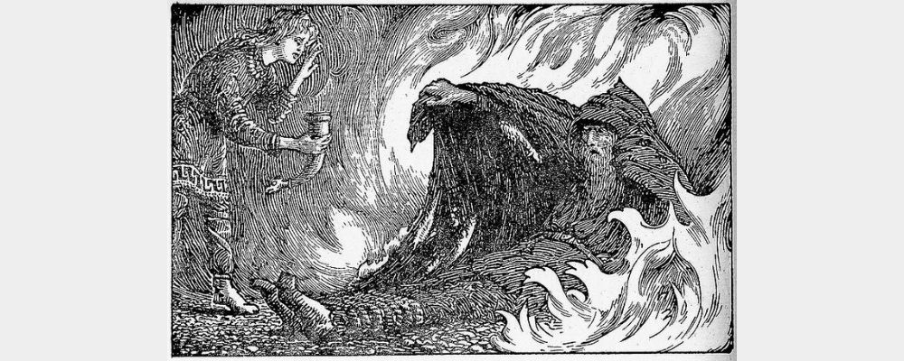 Odin rend visite à Geirroth