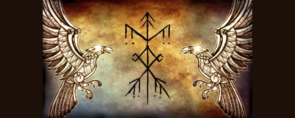 Detail about Odin and his ravens, Huginn and Muninn : r/GodofWar