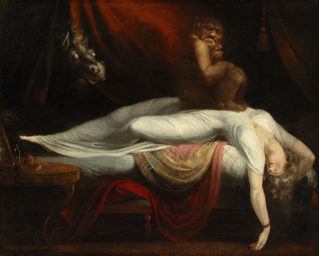 The Nightmare, by Henry Fuseli, 1781. Source: Detroit Institute of Arts