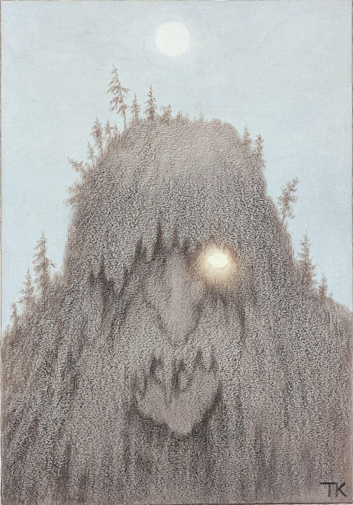 Skogtroll (Forest Troll), by Theodor Kittelsen, 1906. Source: National Museum of Art and Architecture, Norway