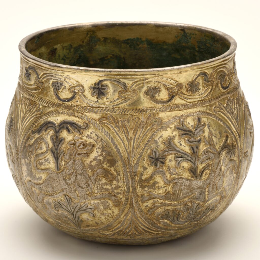 Gilt Vessel from the Vale of York Hoard. Source: Yorkshire Museums Trust