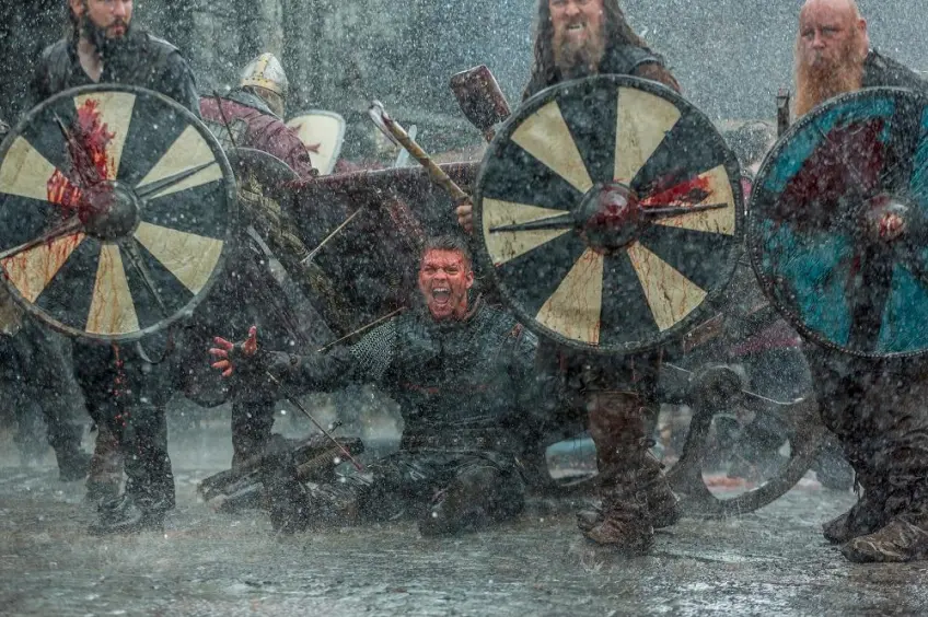 Ivar im Kampf um York, History Channel-Serie „Vikings“