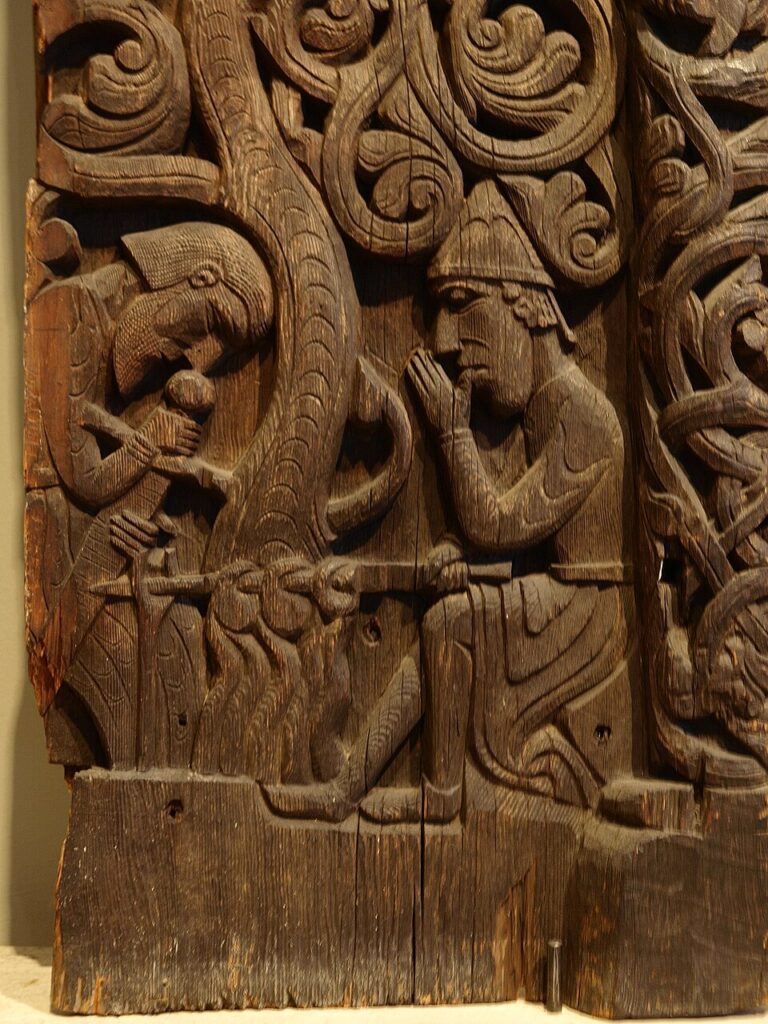 Images of Sigurd from the Hylestad Stave Church