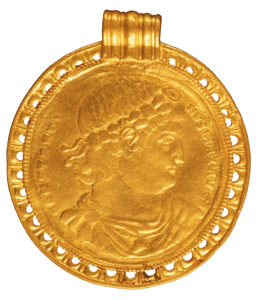 Solidus of Constantine from the Vindelev Hoard