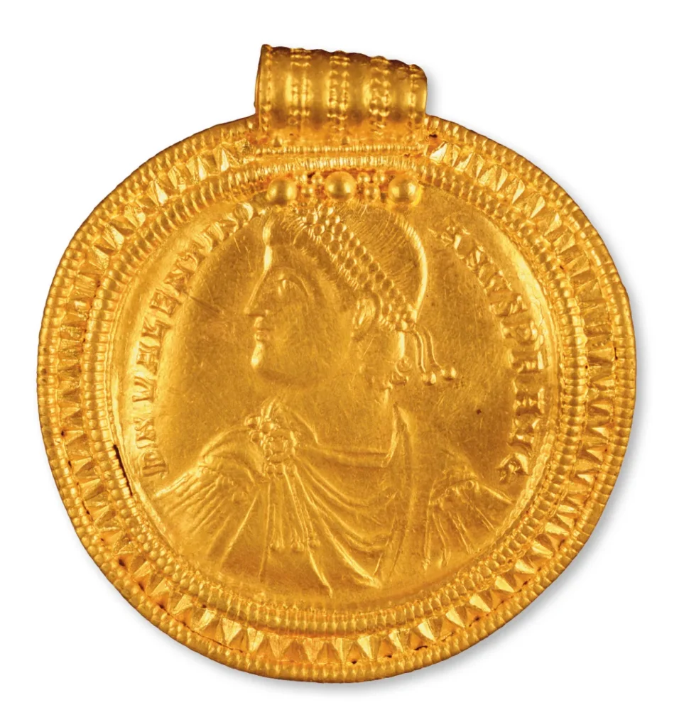 Solidus of Constantine from the Vindelev Hoard