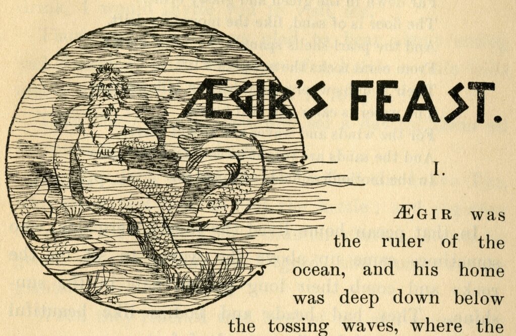 Aegir's Feast, from Asgard Stories: Tales from Norse Mythology, 1901
