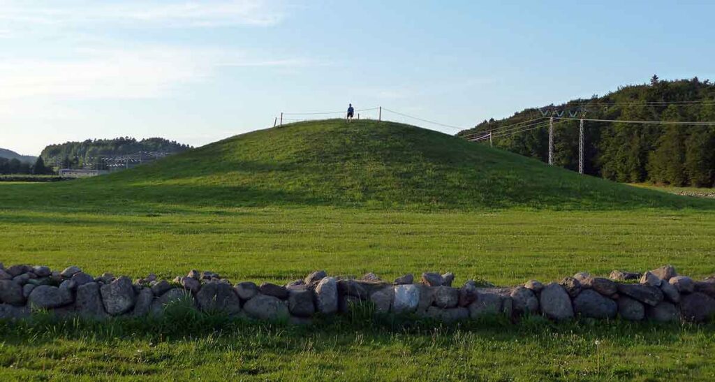 Burial mound Gokstadhaugen, Sandefjord, Norway