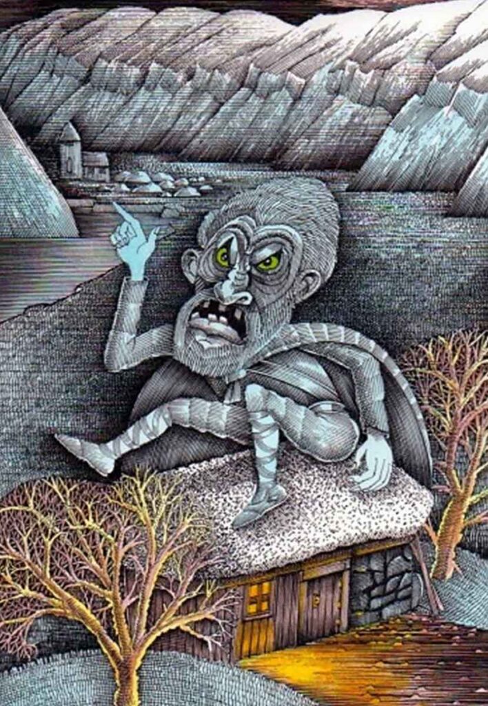 Glamr Riding Roofs, by John Vernon Lord, 2002