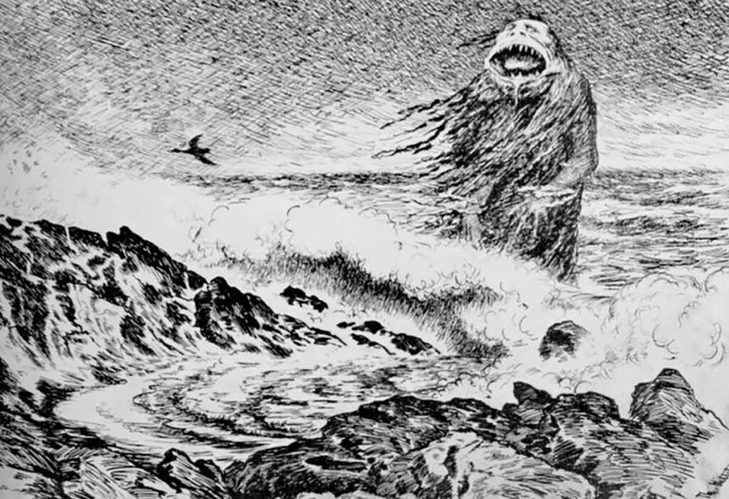 The Sea Troll, by Theodor Kittelsen, 1887